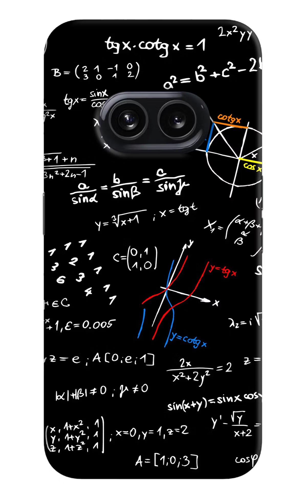 Mathematics Formula Nothing Phone 2A Hard Case Back Cover by Casekaro