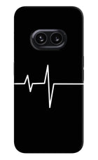 Heart Beats Nothing Phone 2A Hard Case Back Cover by Casekaro