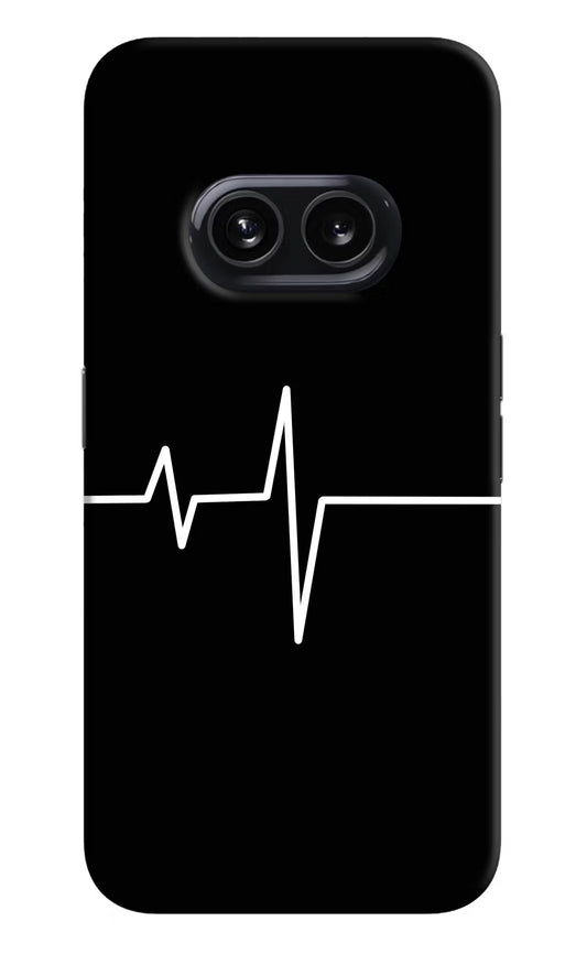Heart Beats Nothing Phone 2A Hard Case Back Cover by Casekaro