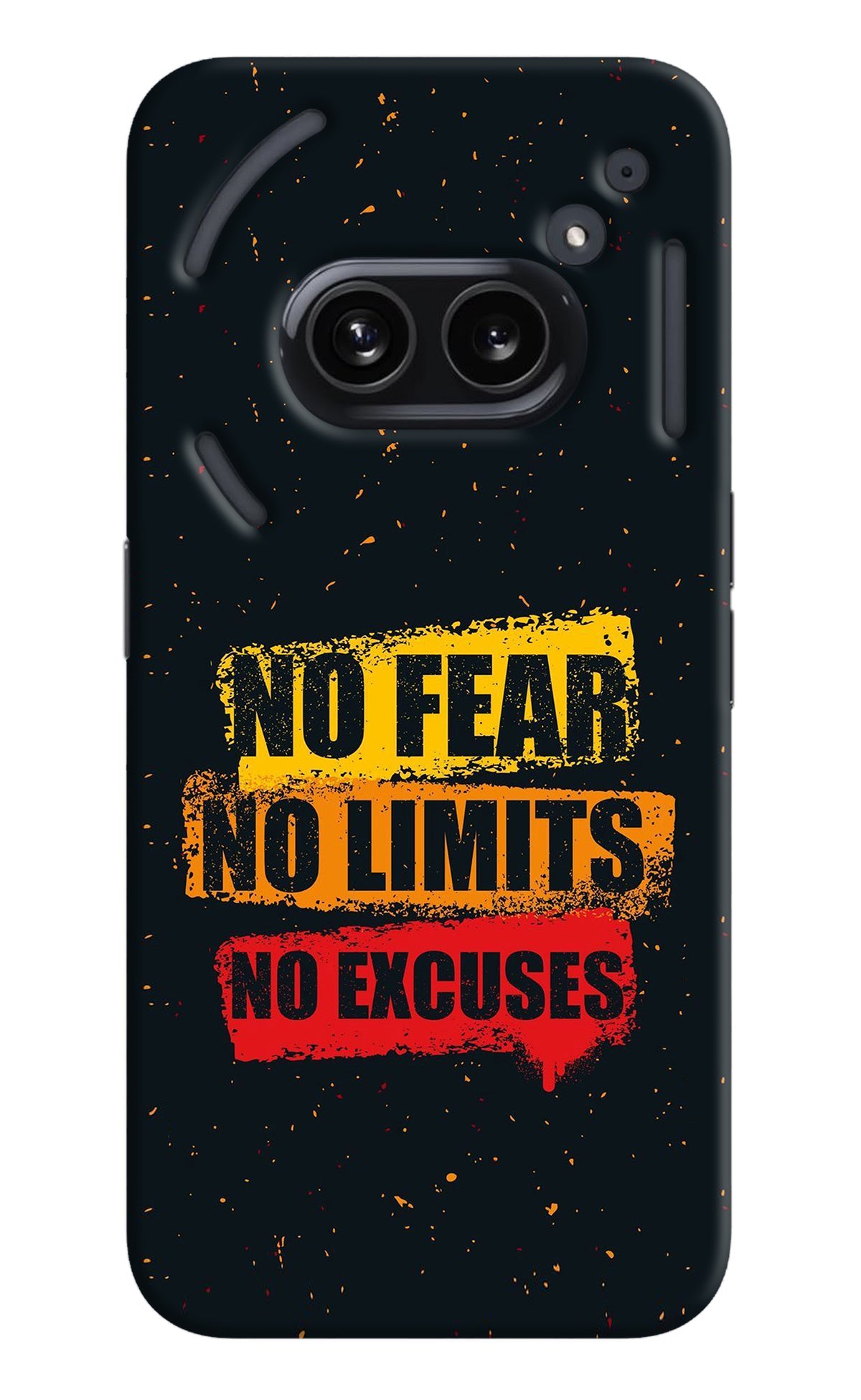 No Fear No Limits No Excuse Nothing Phone 2A Back Cover