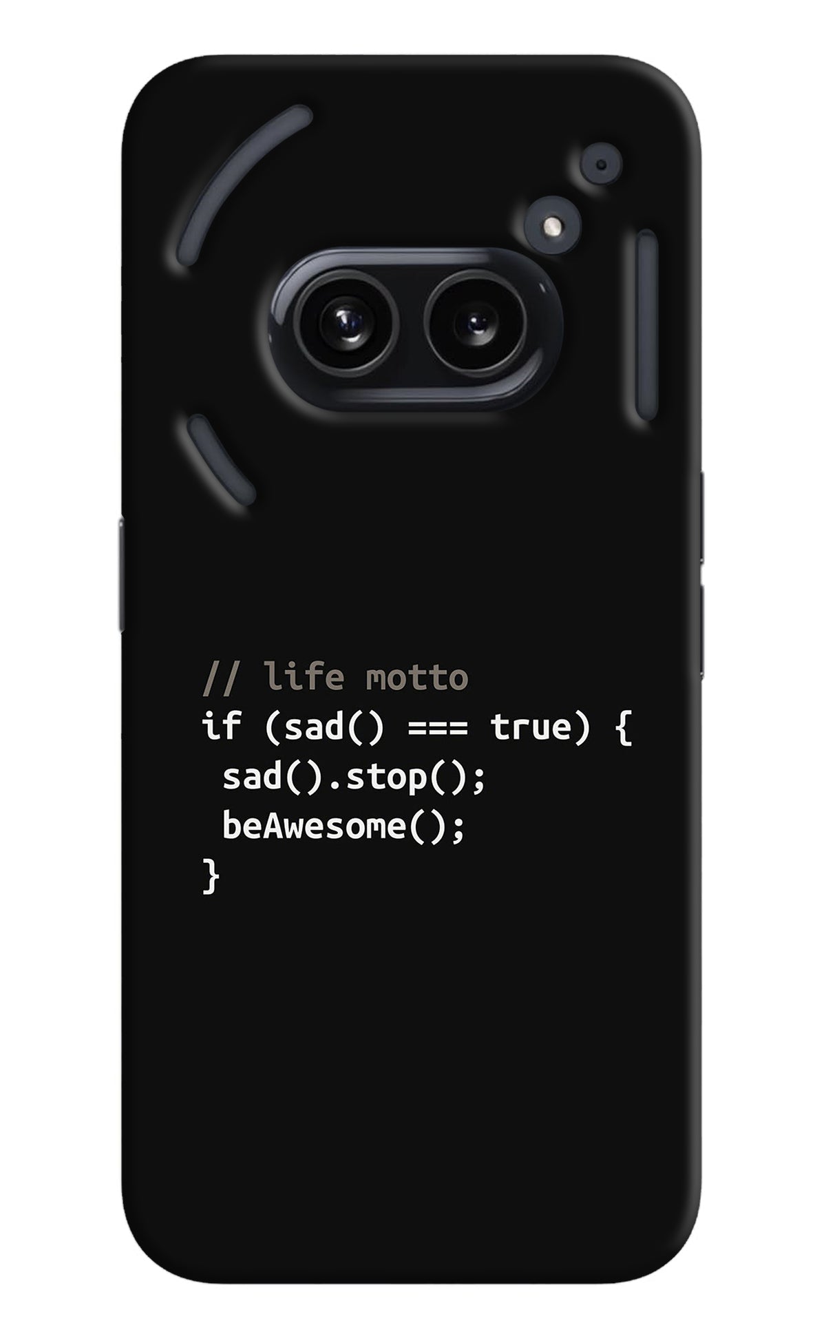 Life Motto Code Nothing Phone 2A Back Cover