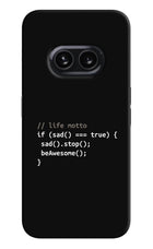 Life Motto Code Nothing Phone 2A Hard Case Back Cover by Casekaro