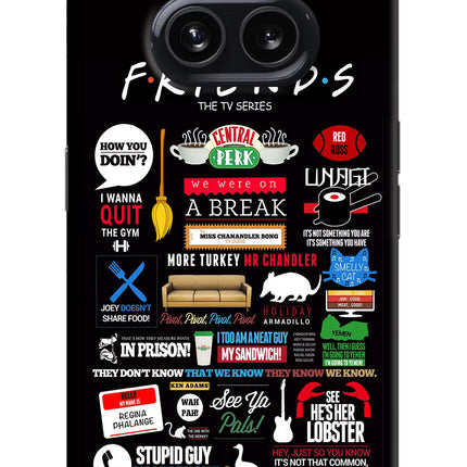 FRIENDS Nothing Phone 2A Hard Case Back Cover by Casekaro