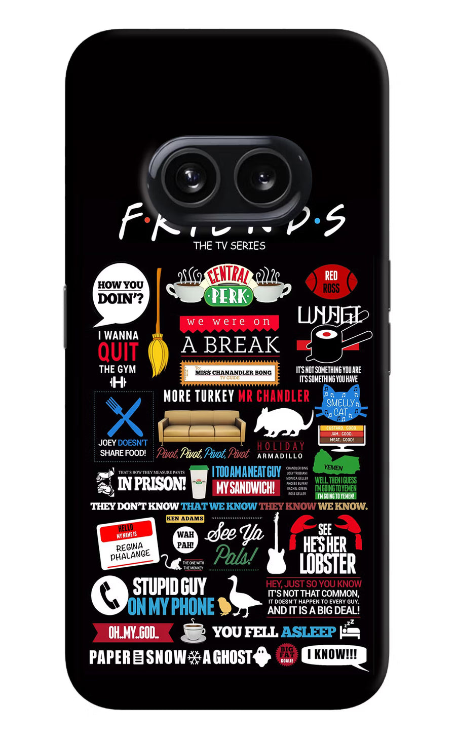 FRIENDS Nothing Phone 2A Back Cover, Hard case