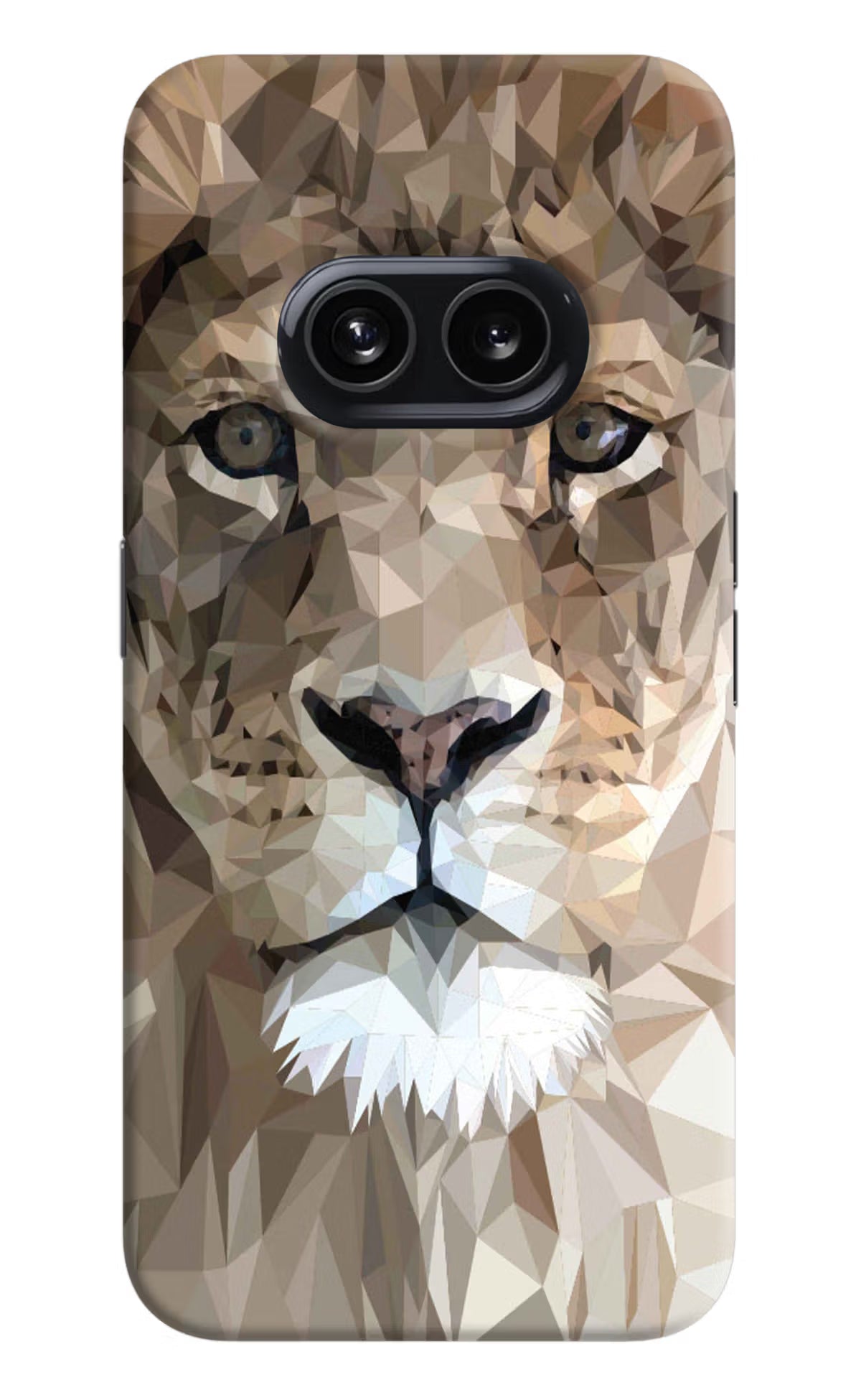 Lion Art Nothing Phone 2A Hard Case Back Cover by Casekaro