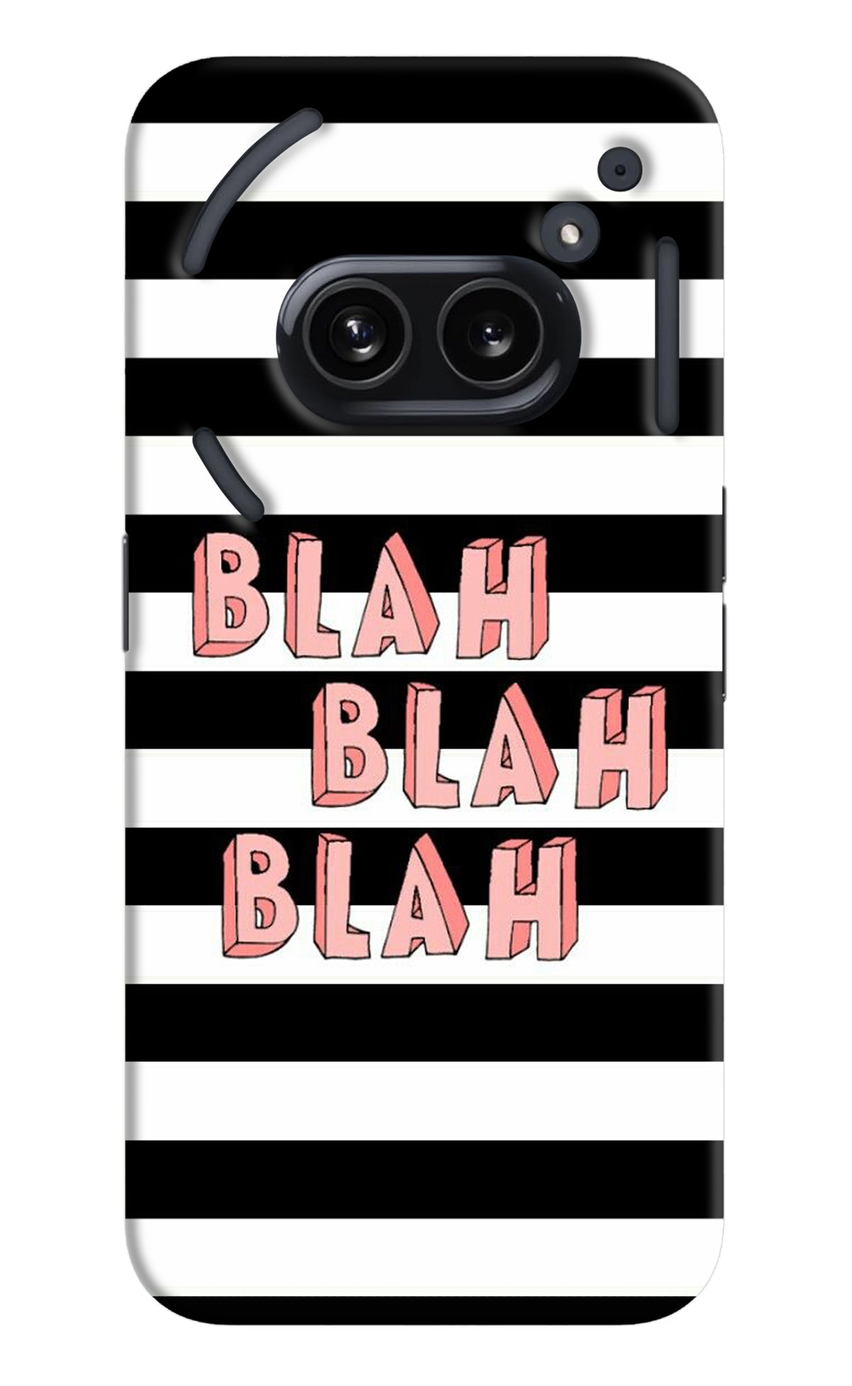 Blah Blah Blah Nothing Phone 2A Back Cover