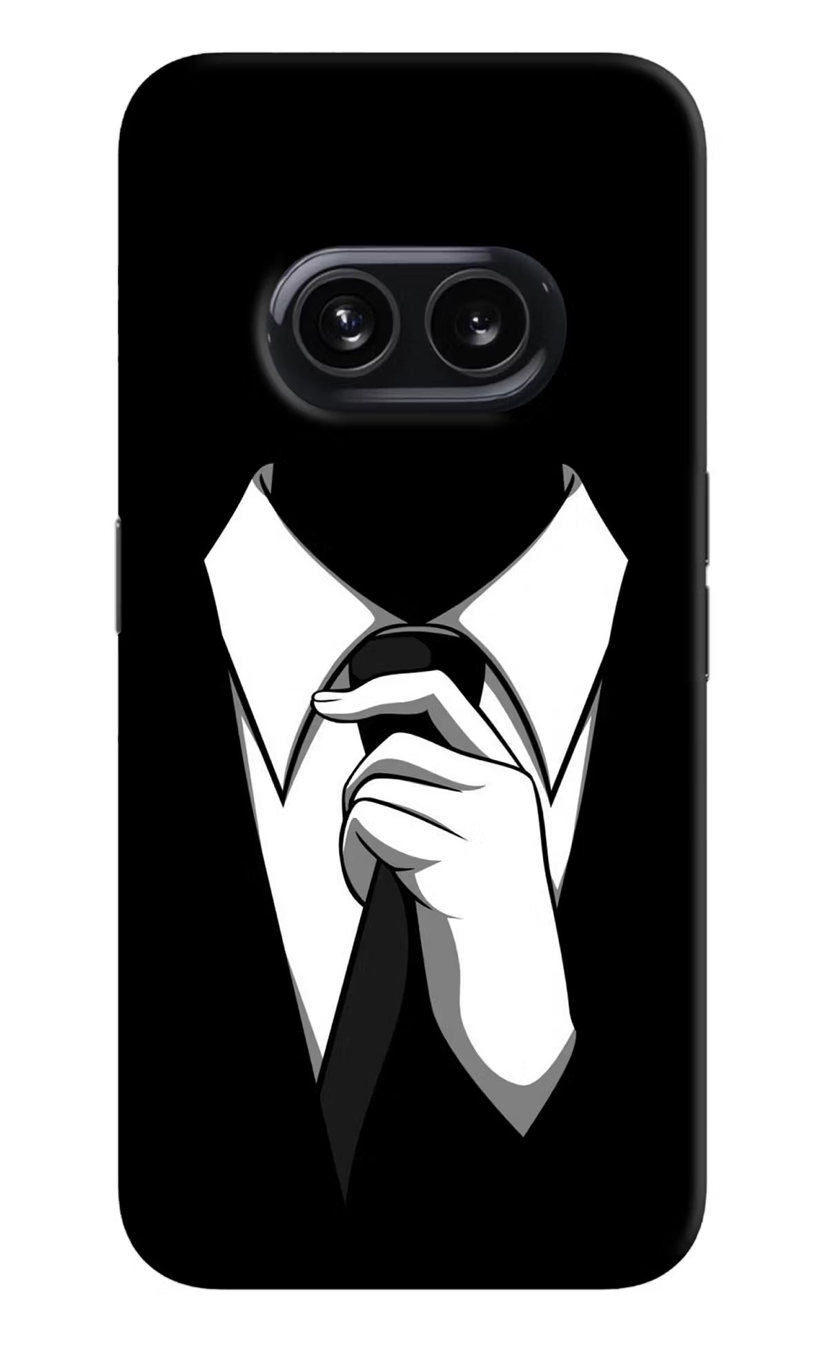 Black Tie Nothing Phone 2A Hard Case Back Cover by Casekaro