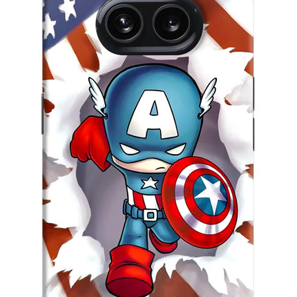Captain America Nothing Phone 2A Hard Case Back Cover by Casekaro