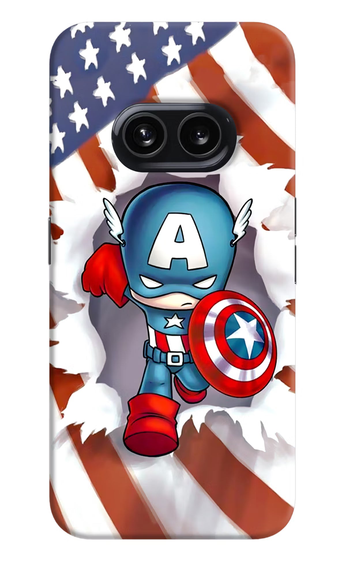 Captain America Nothing Phone 2A Hard Case Back Cover by Casekaro