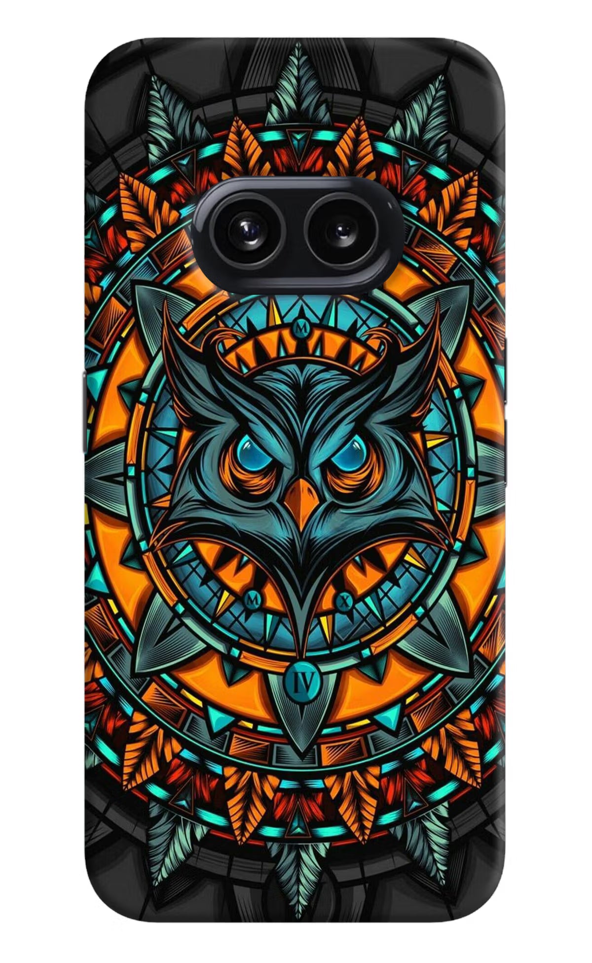 Angry Owl Art Nothing Phone 2A Hard Case Back Cover by Casekaro