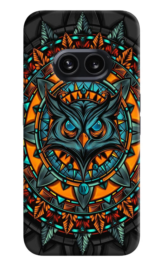 Angry Owl Art Nothing Phone 2A Hard Case Back Cover by Casekaro