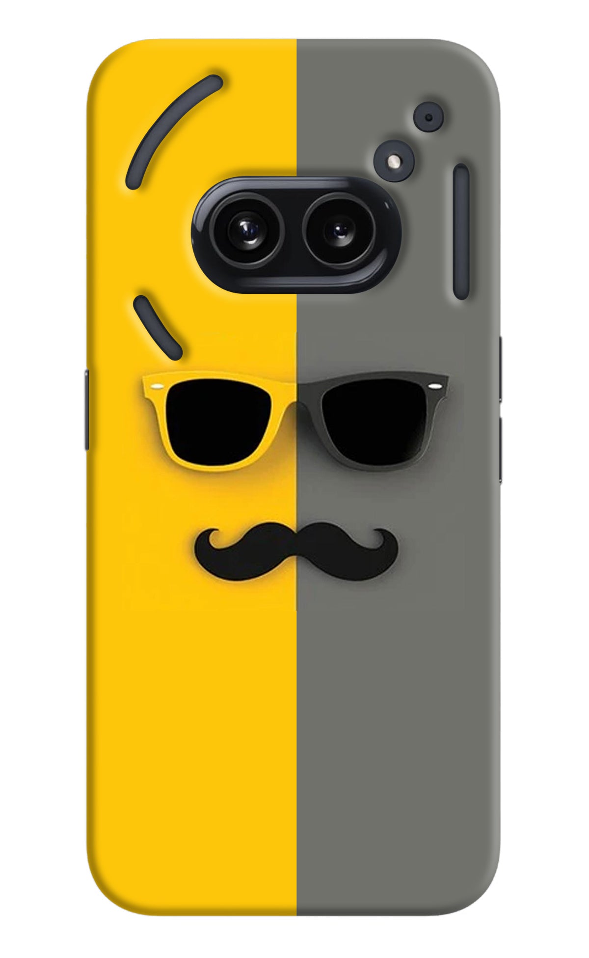 Sunglasses with Mustache Nothing Phone 2A Back Cover