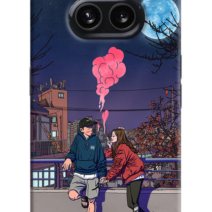 Chilling Couple Nothing Phone 2A Hard Case Back Cover by Casekaro