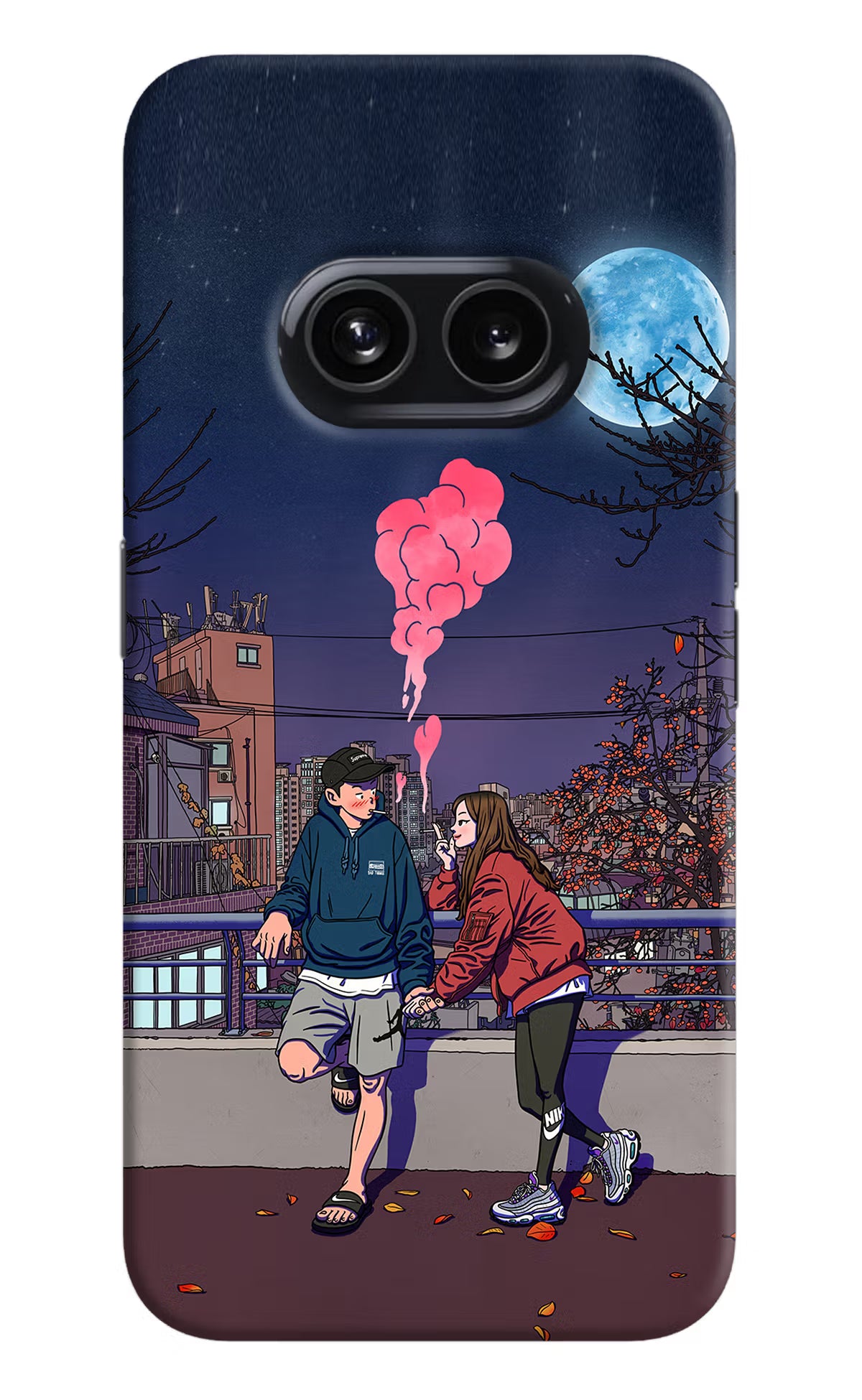 Chilling Couple Nothing Phone 2A Hard Case Back Cover by Casekaro