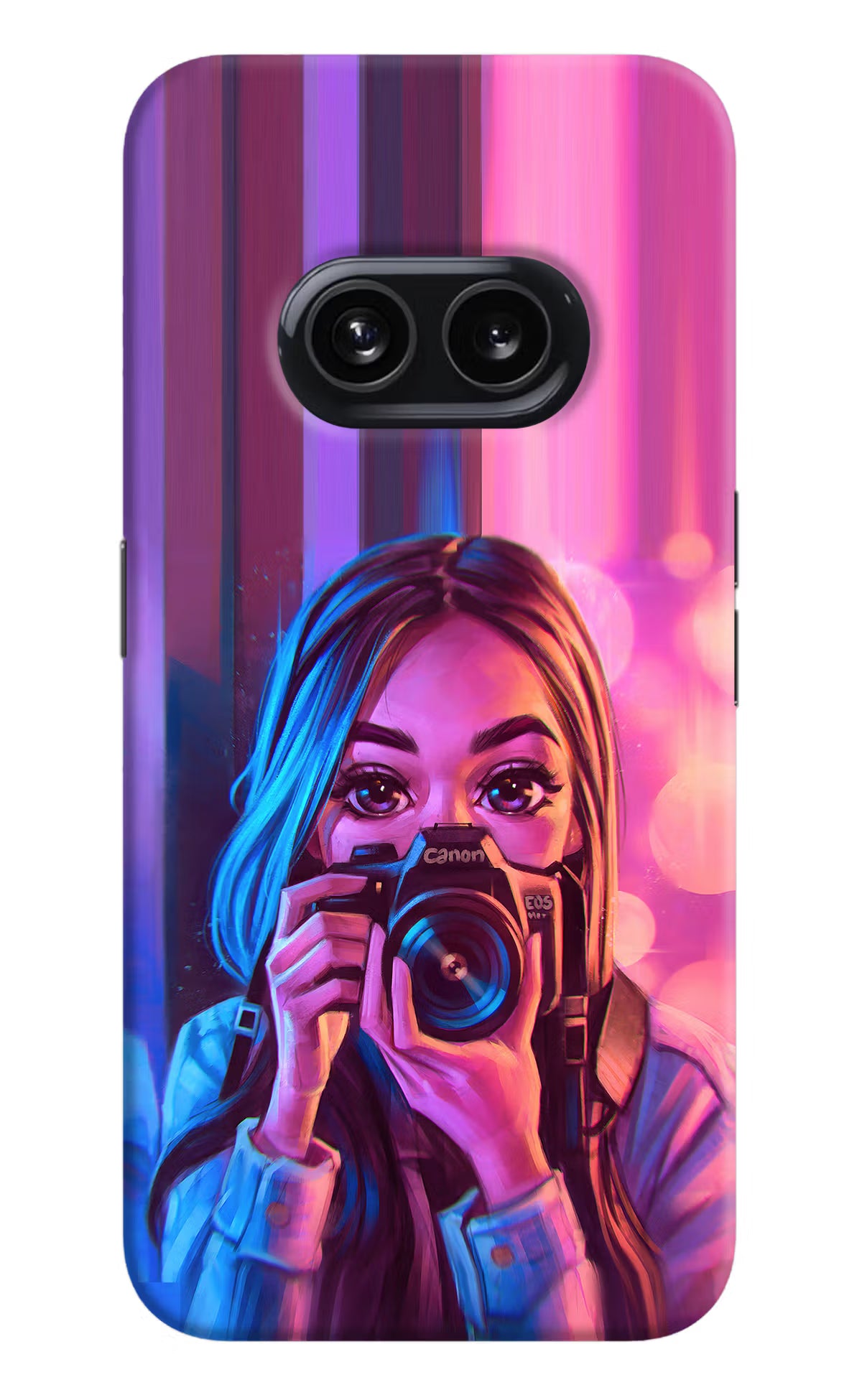 Girl Photographer Nothing Phone 2A Hard Case Back Cover by Casekaro
