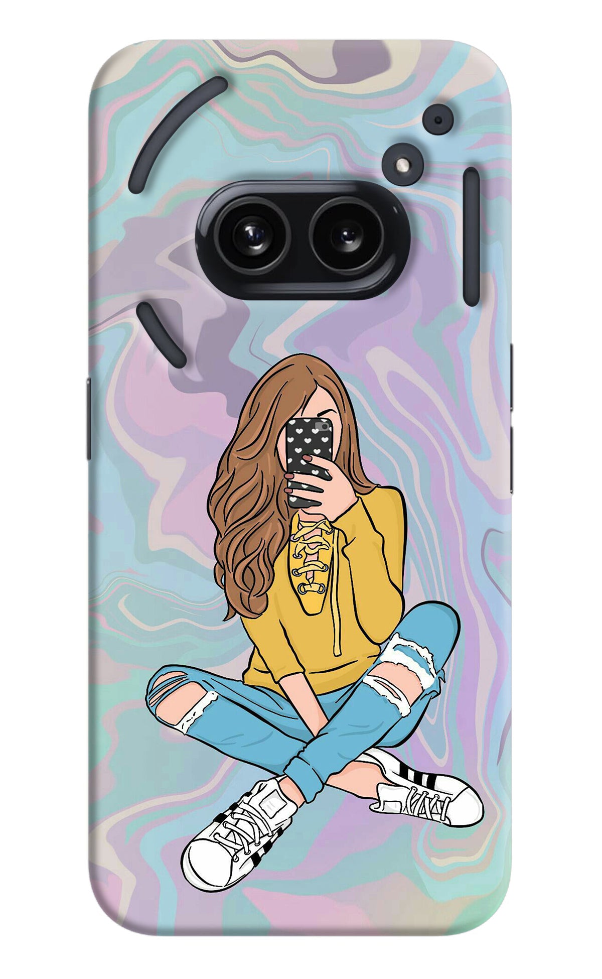 Selfie Girl Nothing Phone 2A Back Cover