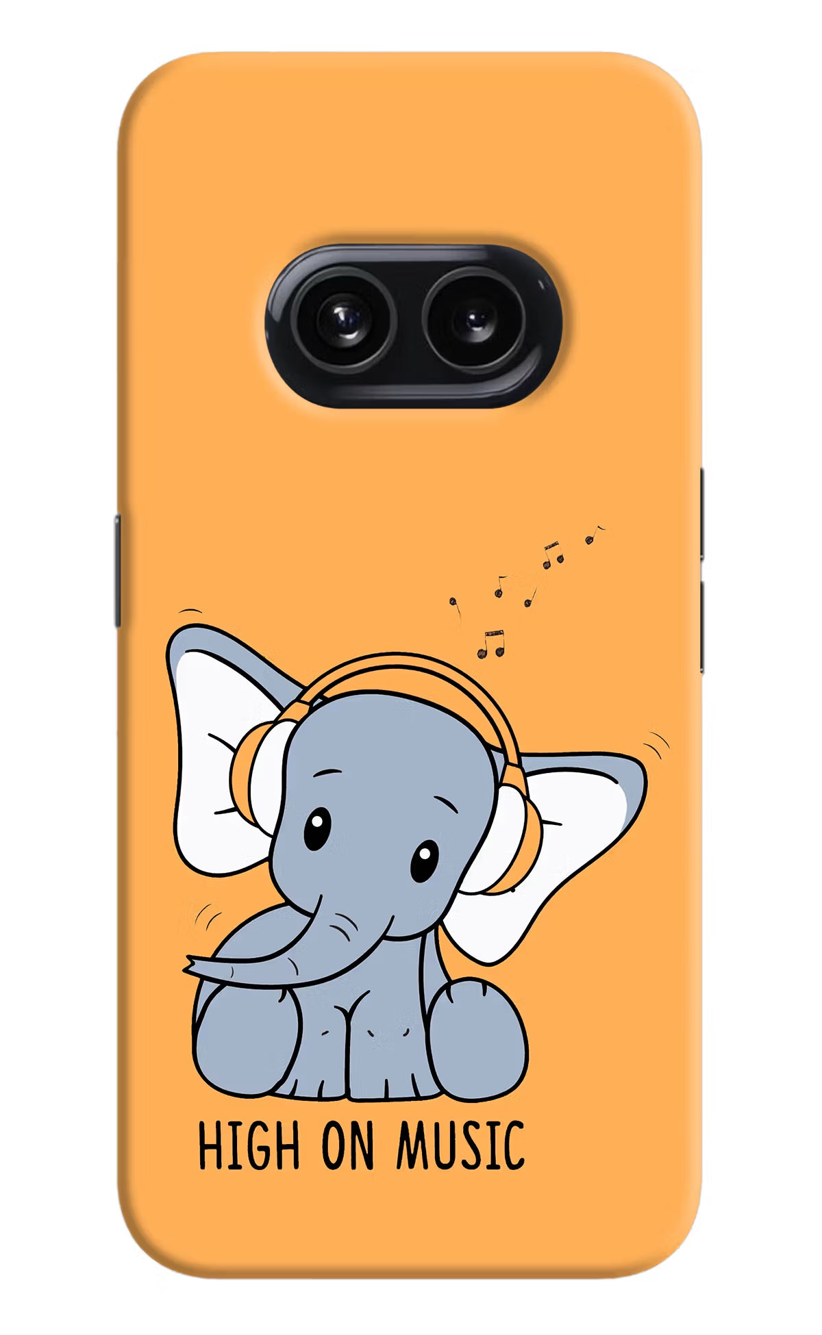 High On Music Nothing Phone 2A Hard Case Back Cover by Casekaro