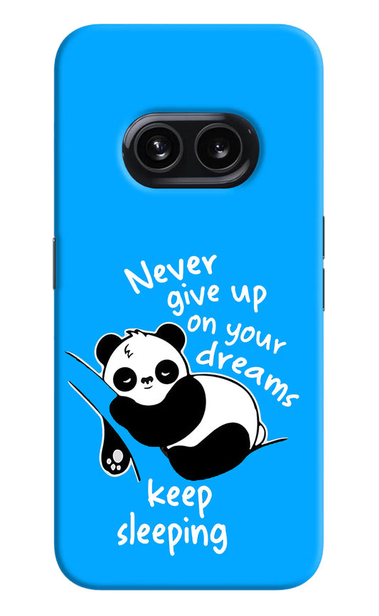 Keep Sleeping Nothing Phone 2A Hard Case Back Cover by Casekaro