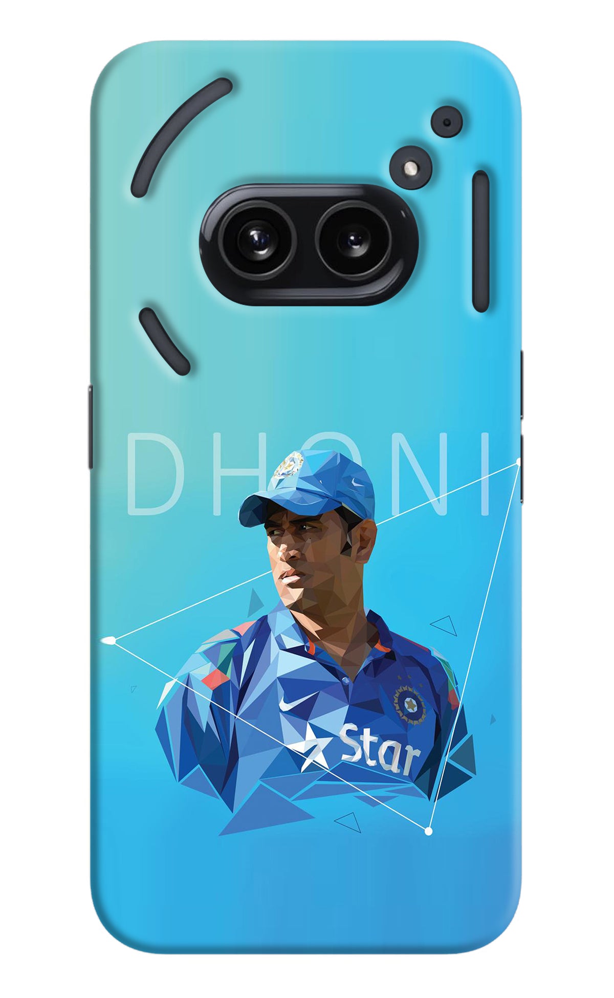 Dhoni Artwork Nothing Phone 2A Back Cover