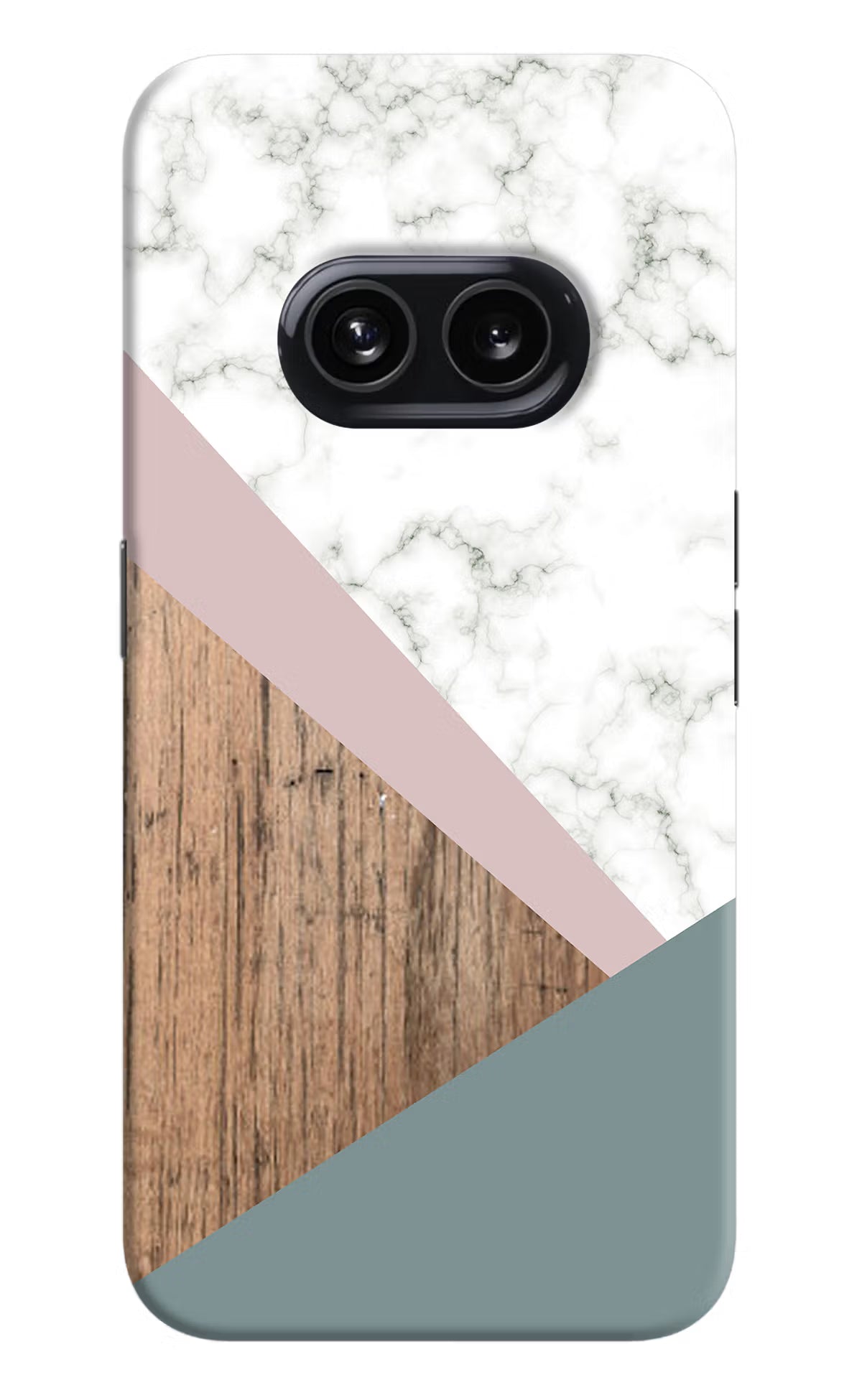 Marble wood Abstract Nothing Phone 2A Hard Case Back Cover by Casekaro