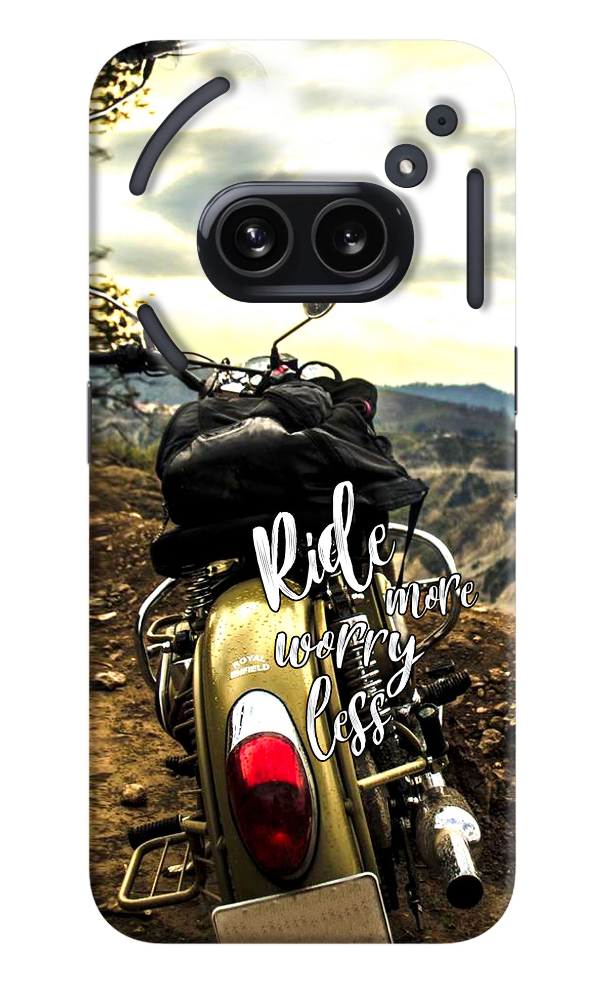 Ride More Worry Less Nothing Phone 2A Back Cover