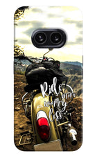Ride More Worry Less Nothing Phone 2A Hard Case Back Cover by Casekaro