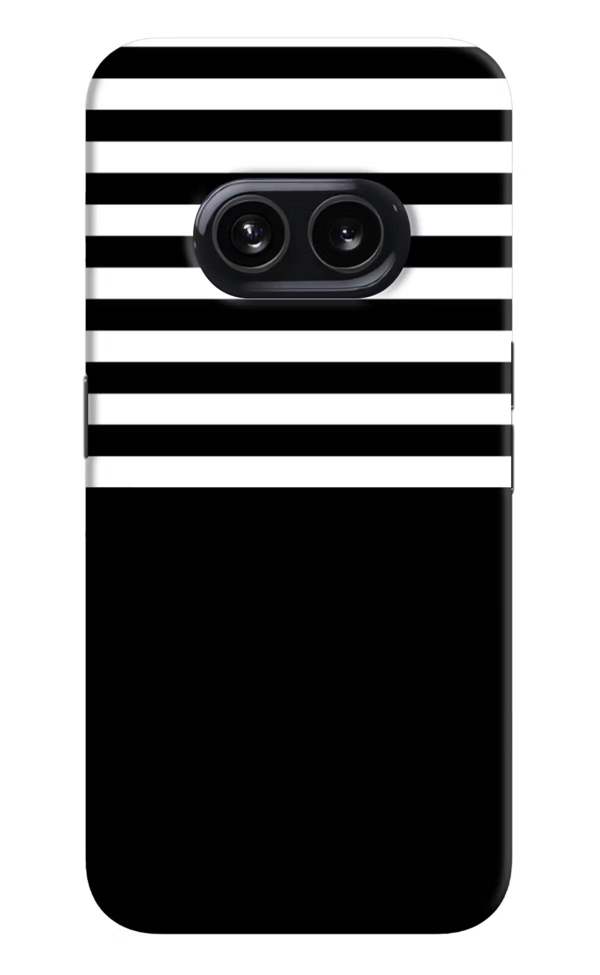 Black and White Print Nothing Phone 2A Hard Case Back Cover by Casekaro