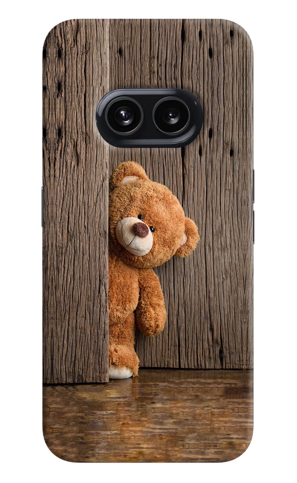 Teddy Wooden Nothing Phone 2A Hard Case Back Cover by Casekaro