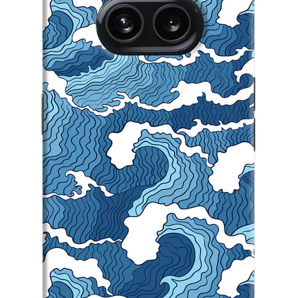 Blue Waves Nothing Phone 2A Hard Case Back Cover by Casekaro