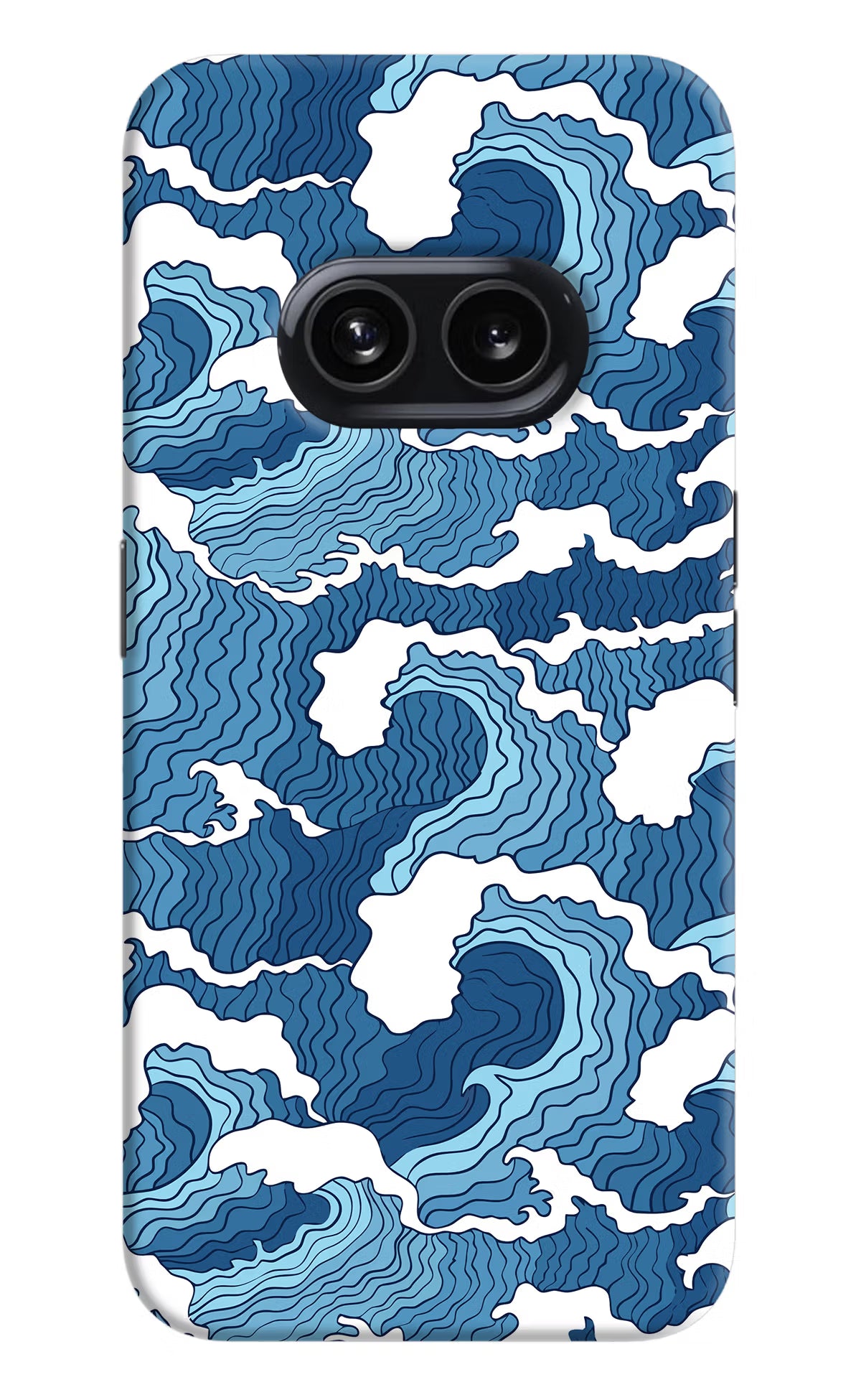 Blue Waves Nothing Phone 2A Hard Case Back Cover by Casekaro