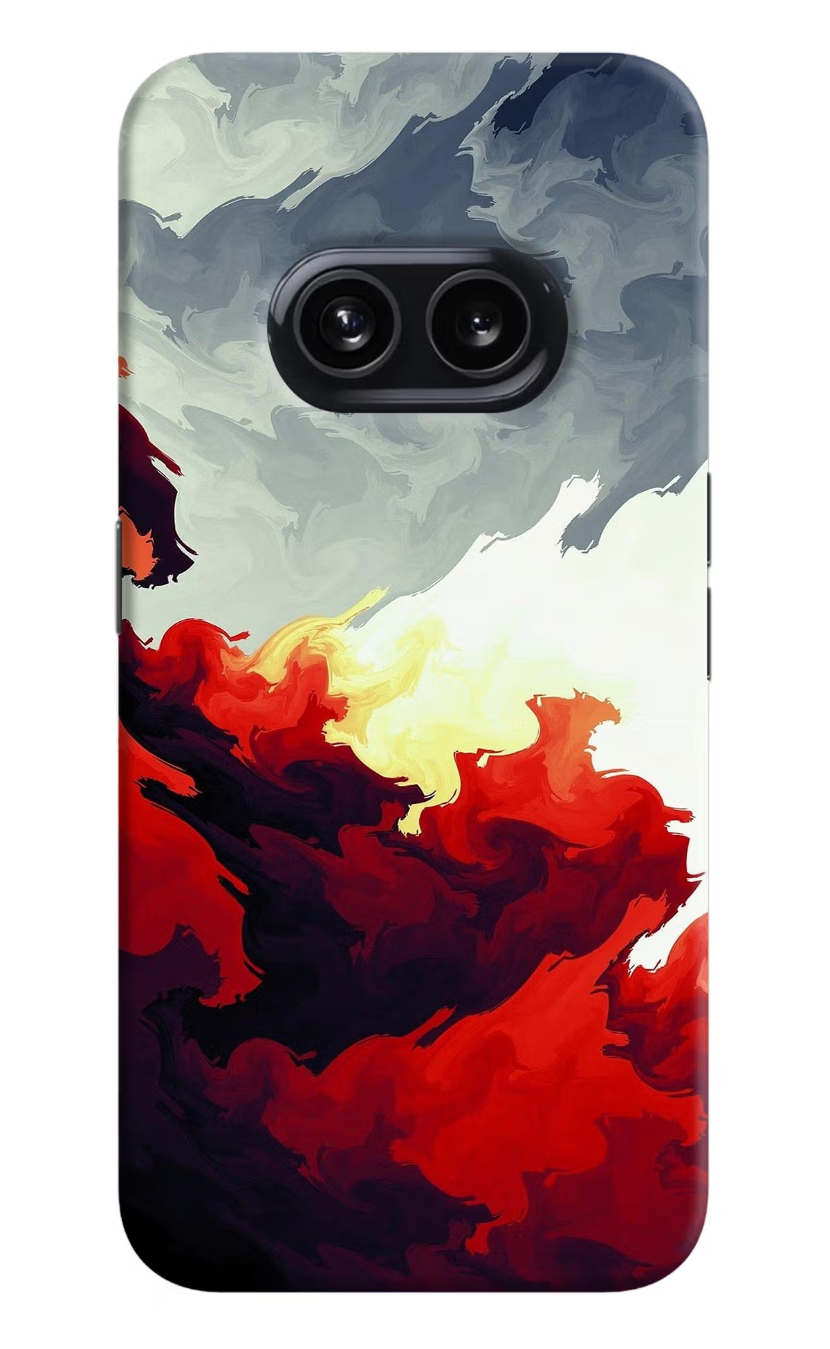 Fire Cloud Nothing Phone 2A Hard Case Back Cover by Casekaro