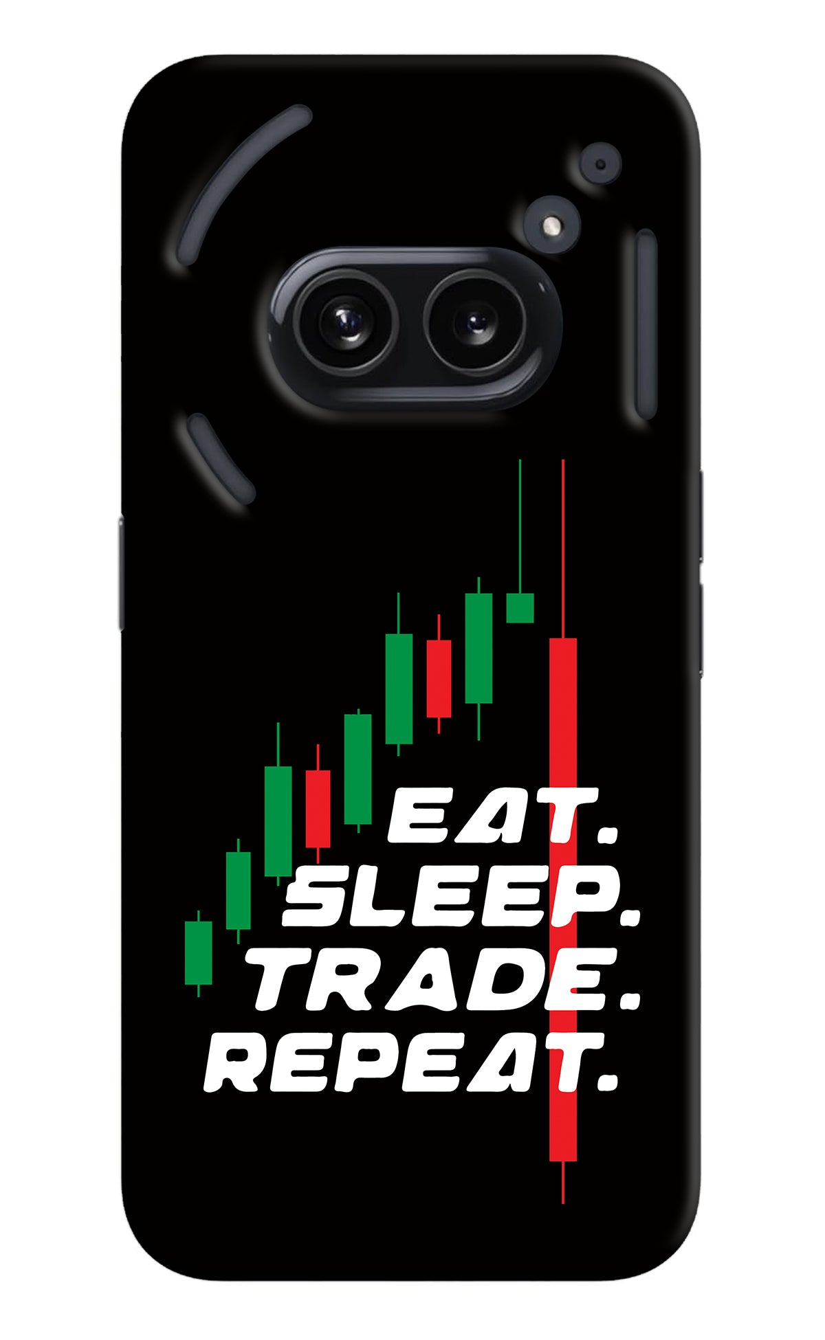 Eat Sleep Trade Repeat Nothing Phone 2A Back Cover