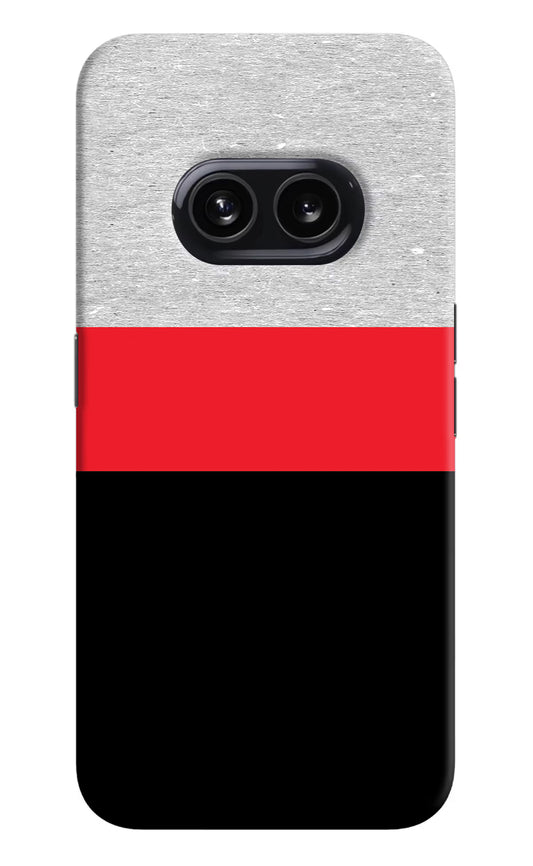 Tri Color Pattern Nothing Phone 2A Hard Case Back Cover by Casekaro