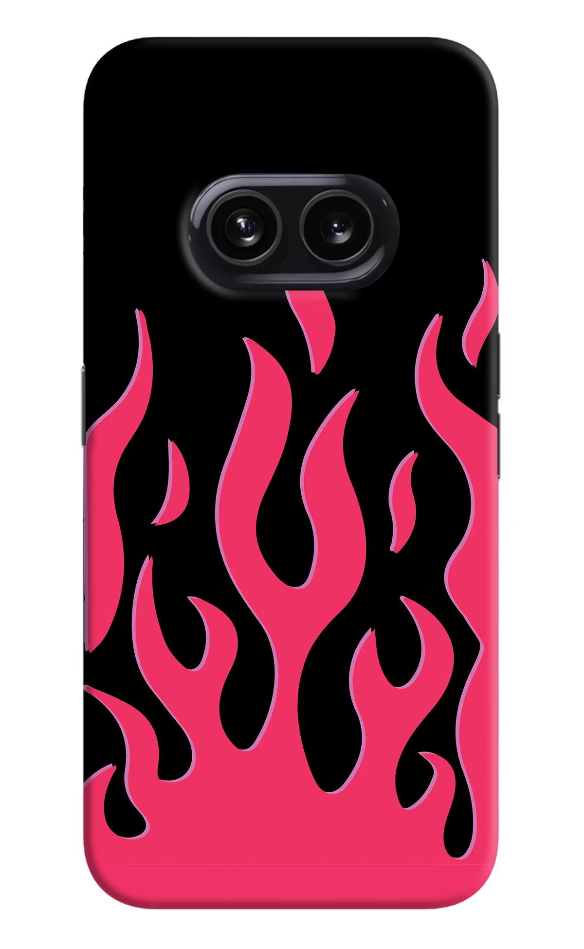 Fire Flames Nothing Phone 2A Hard Case Back Cover by Casekaro