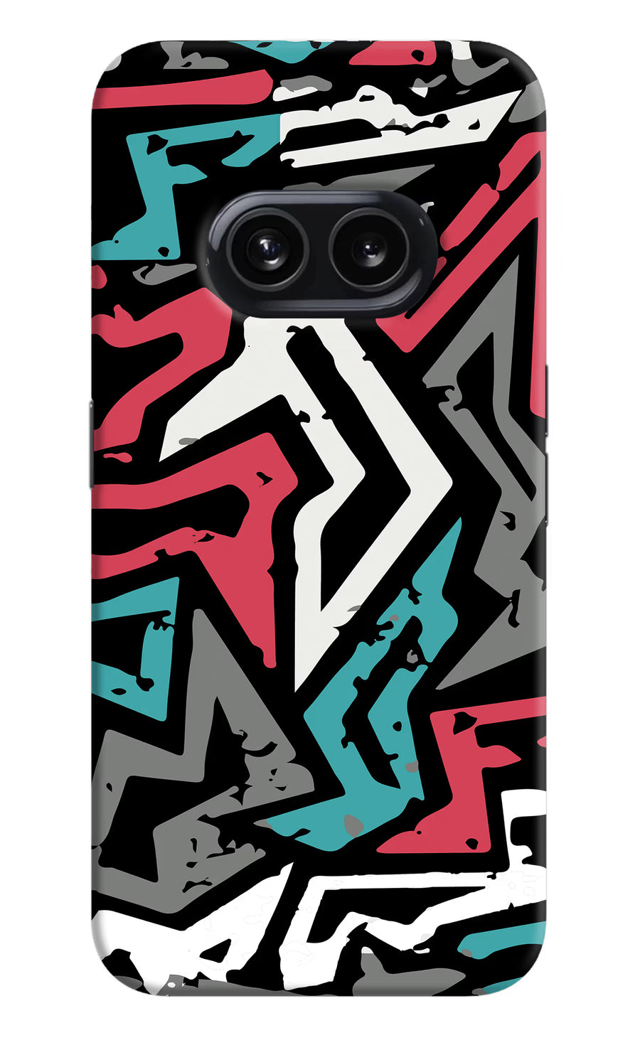 Geometric Graffiti Nothing Phone 2A Back Cover, Hard case