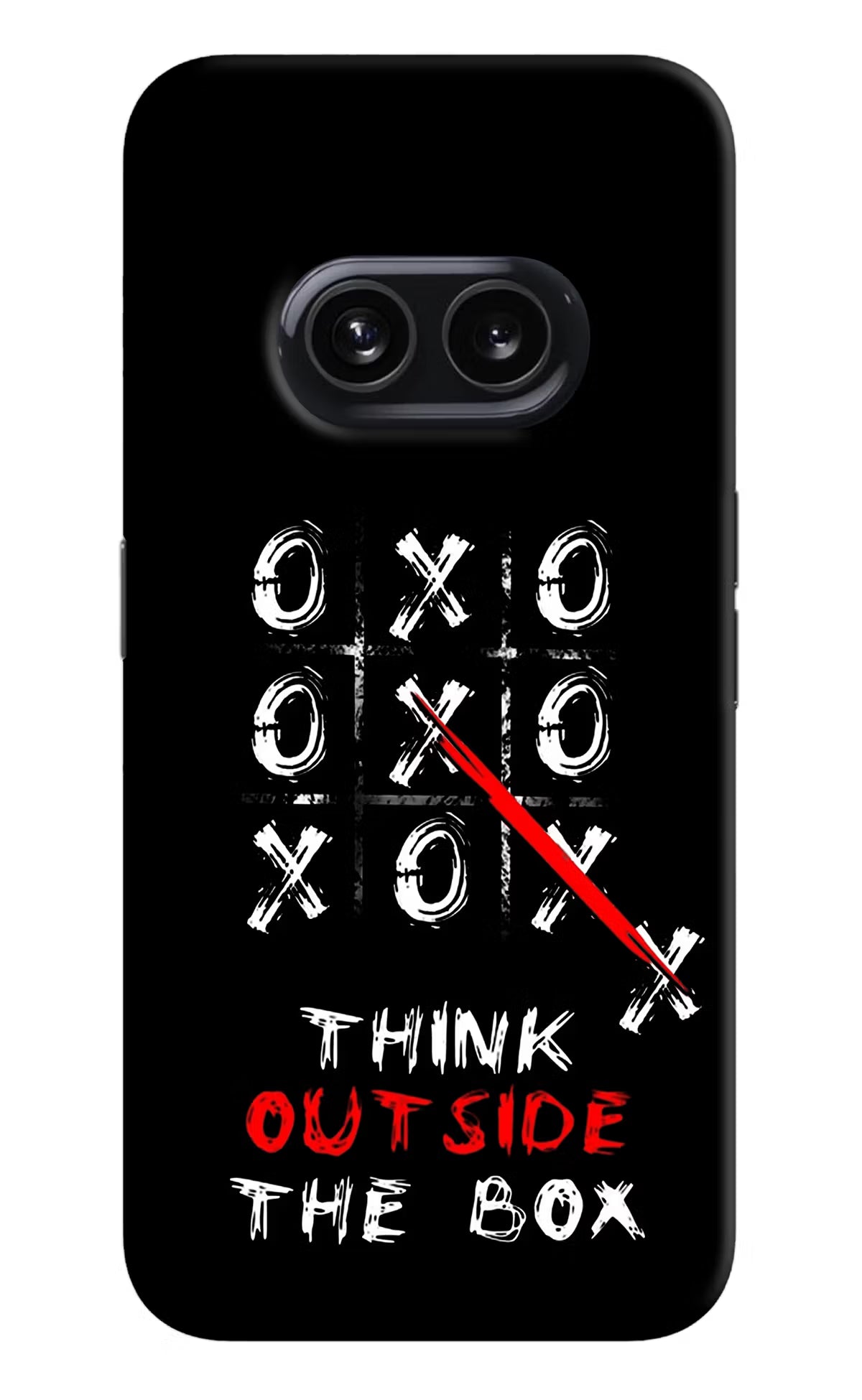 Think out of the BOX Nothing Phone 2A Hard Case Back Cover by Casekaro