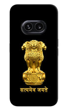Satyamev Jayate Golden Nothing Phone 2A Hard Case Back Cover by Casekaro