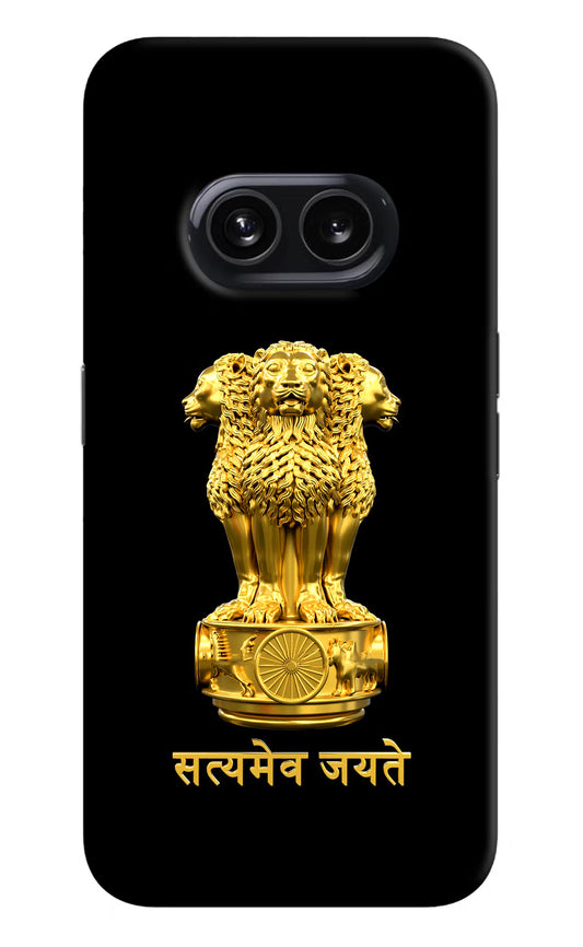 Satyamev Jayate Golden Nothing Phone 2A Hard Case Back Cover by Casekaro