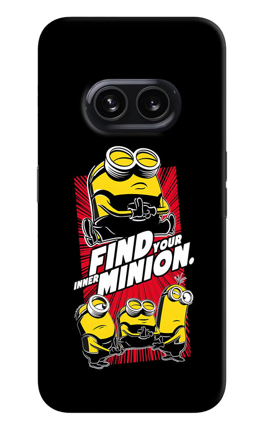 Find your inner Minion Nothing Phone 2A Hard Case Back Cover by Casekaro