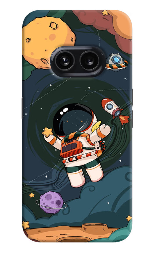 Cartoon Astronaut Nothing Phone 2A Hard Case Back Cover by Casekaro