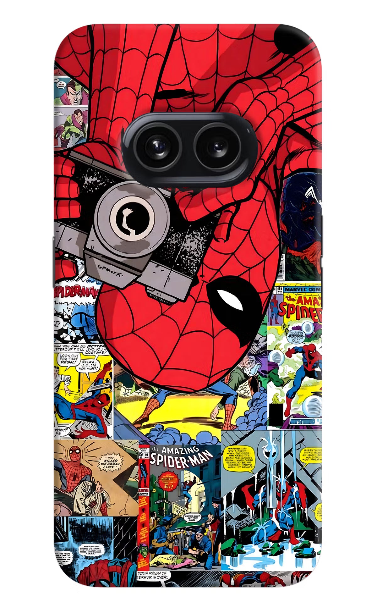 Spider Man Nothing Phone 2A Hard Case Back Cover by Casekaro
