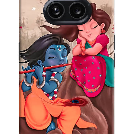 Radhe Krishna Nothing Phone 2A Hard Case Back Cover by Casekaro