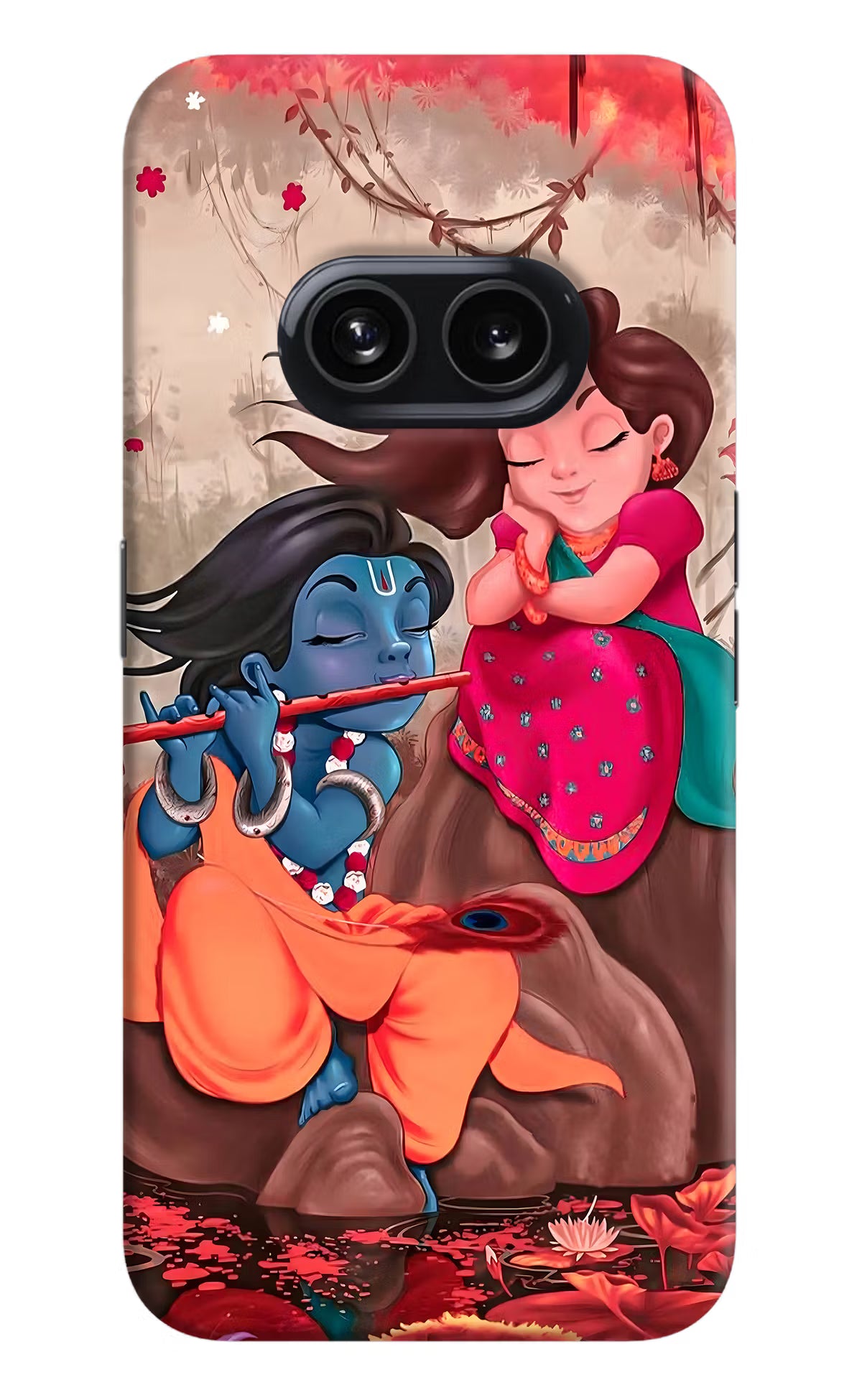 Radhe Krishna Nothing Phone 2A Hard Case Back Cover by Casekaro