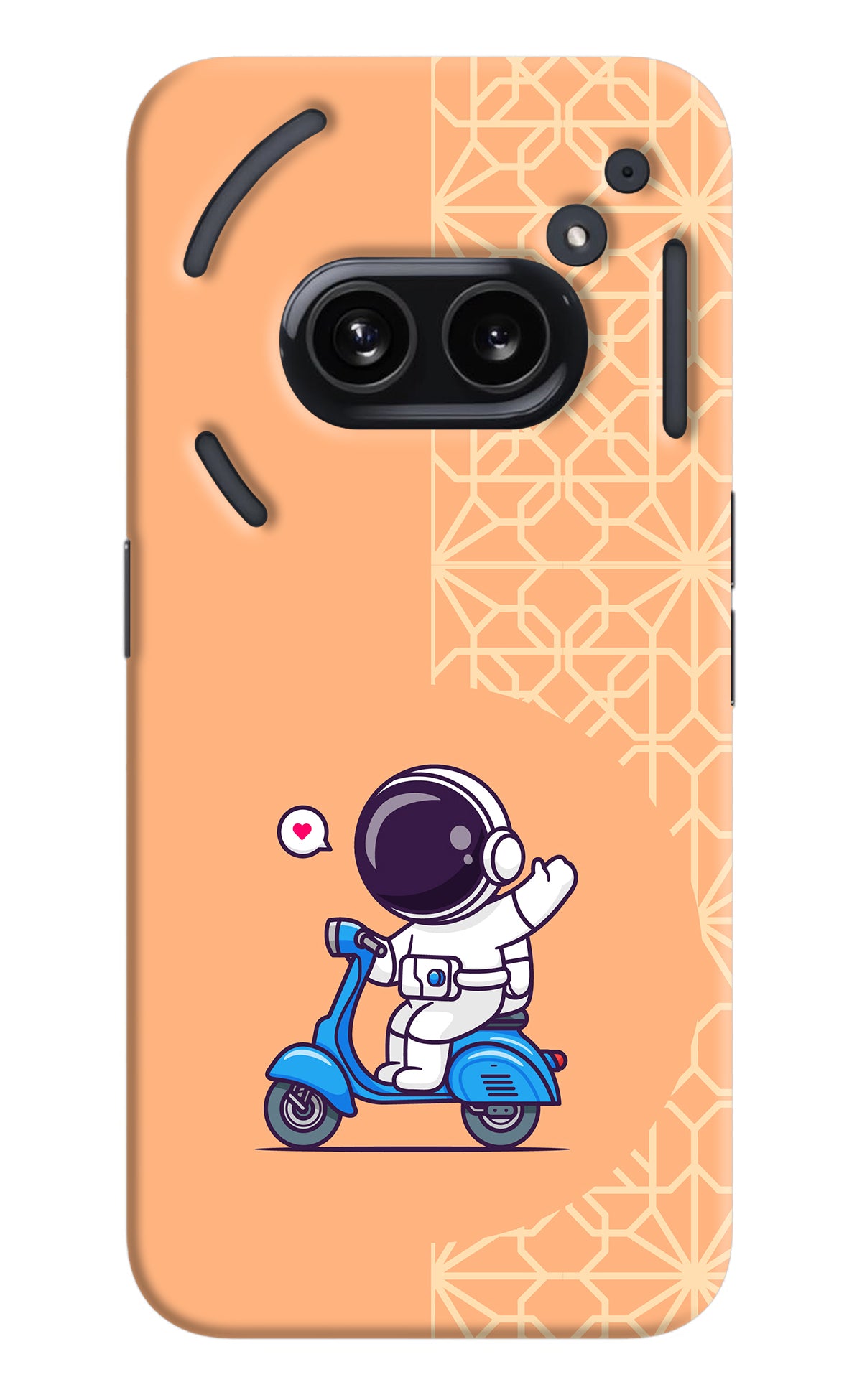 Cute Astronaut Riding Nothing Phone 2A Back Cover