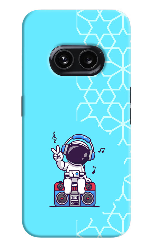 Cute Astronaut Chilling Nothing Phone 2A Hard Case Back Cover by Casekaro