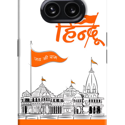 Jai Shree Ram Hindu Nothing Phone 2A Hard Case Back Cover by Casekaro