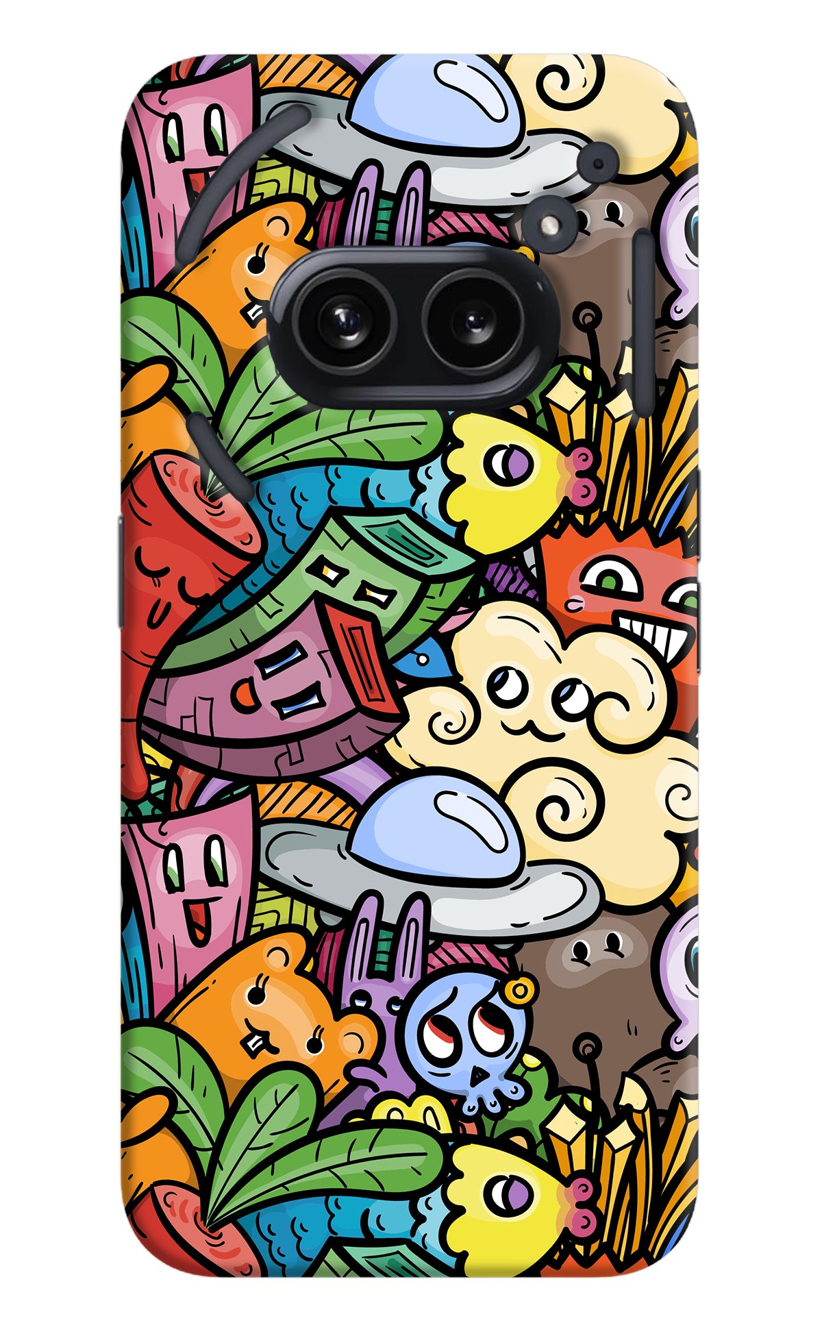 Veggie Doodle Nothing Phone 2A Back Cover