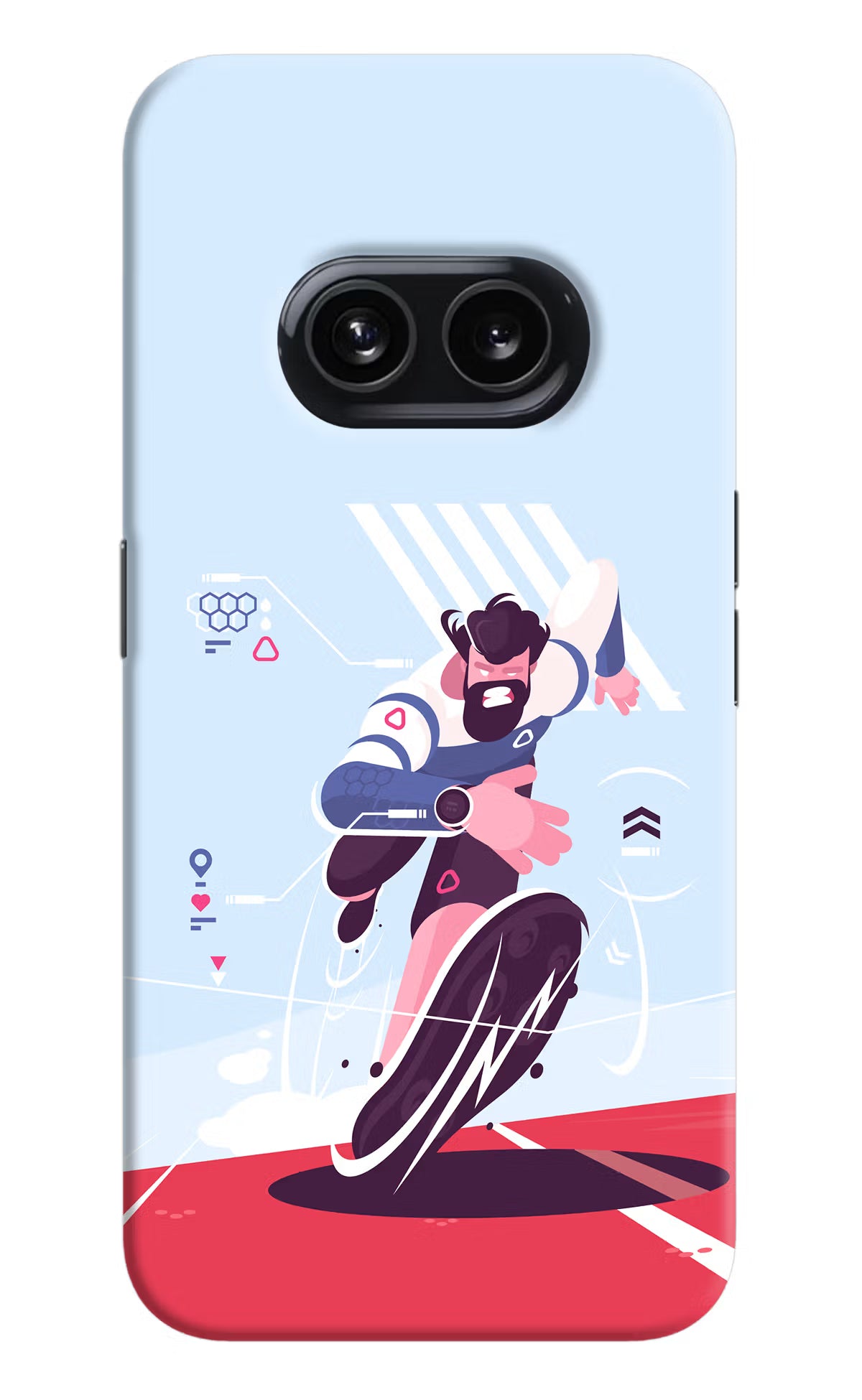 Run Pro Nothing Phone 2A Hard Case Back Cover by Casekaro