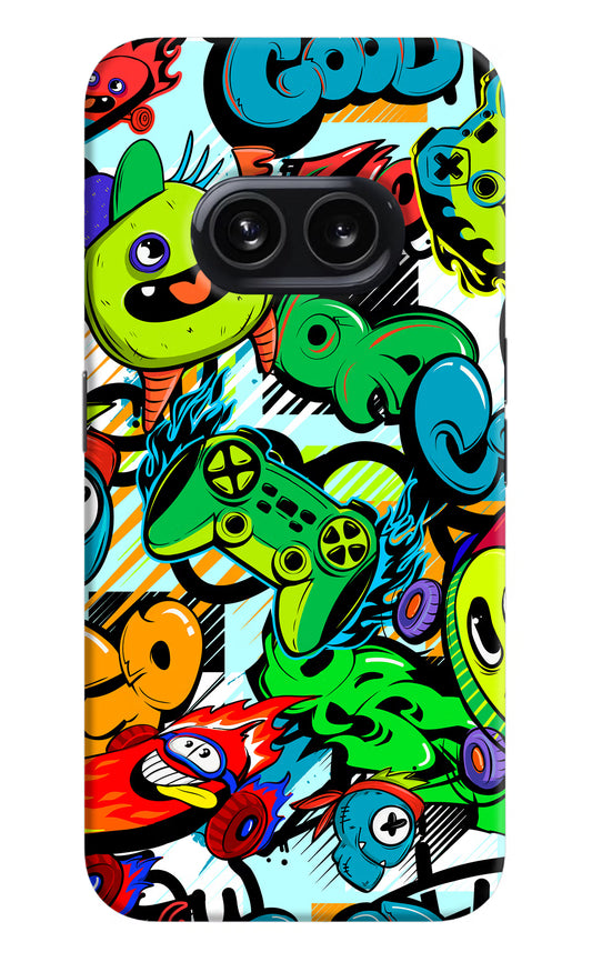Game Doodle Nothing Phone 2A Hard Case Back Cover by Casekaro