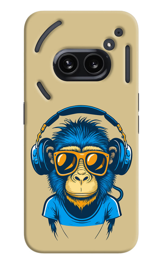 Monkey Headphone Nothing Phone 2A Back Cover